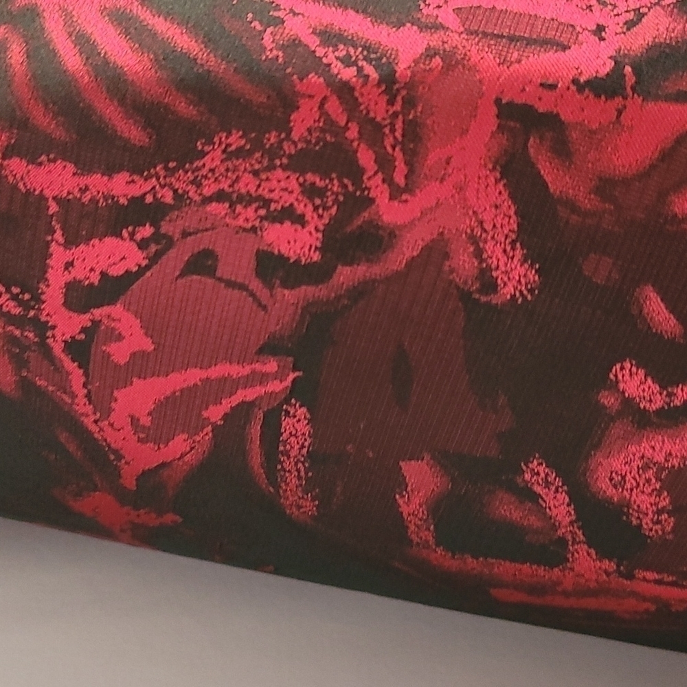 Jessica Howard Women's Black Red Floral Long Skirt - Picture 14 of 15